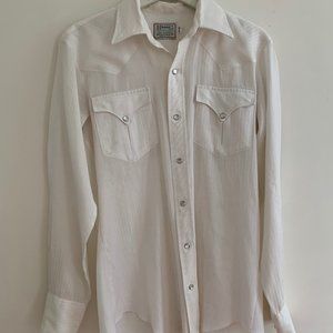 California Ranchwear White Button Up